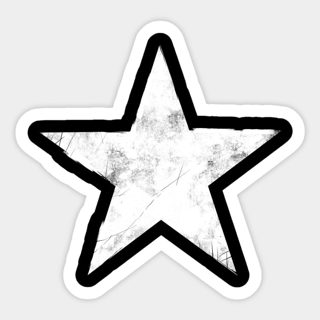 Grunge Star Sticker by Kotolevskiy